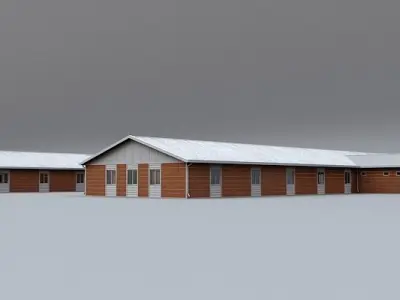 PREFABRICATED BUILDING 2 3D model