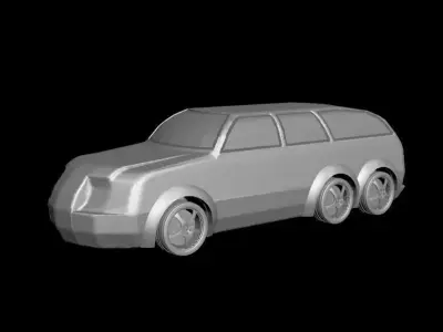 New Concept Car 2015 Plus 3D model