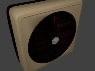 Air Circulator 80s model 3D model
