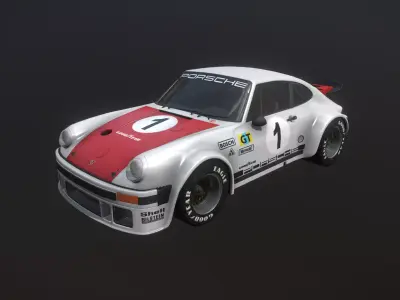 Porsche 934 RSR 3D model