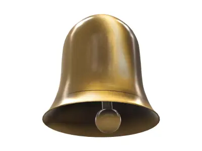 Christmas Bell Low-poly 3D model purchase
