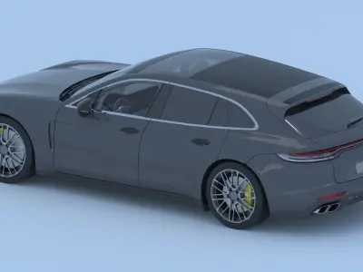 Porsche Panamera Car 3D model