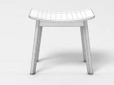 Zeitraum Morph Stool 3D model