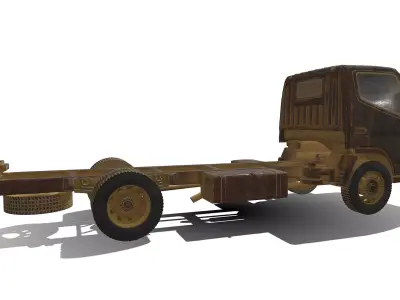 Damaged Truck Free 3D model