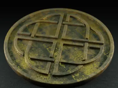 Celtic Coin Collection pt2 Low-poly 3D model