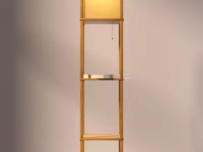 Wright Shelf Floor Lamp Free 3D model