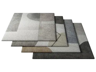 Rug Set 01 3D model