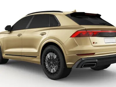 Audi Q8 2024 Low-poly 3D model