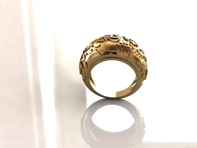 Ring Carrera y Carrera 3 3D print model