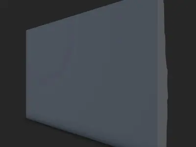 Rough Mortar Stone Wall 3D model