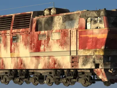 Train CS2T Snow 3D model