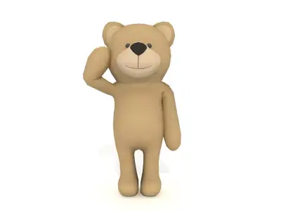 TeddyBear teddy bear Low-poly 3D model