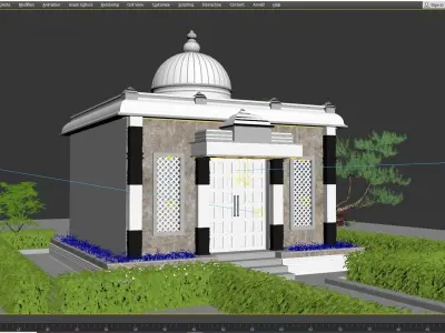 Mermorial Hall 3D Model 3D model