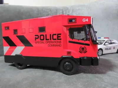 Tactical Police Vehicle 3D model