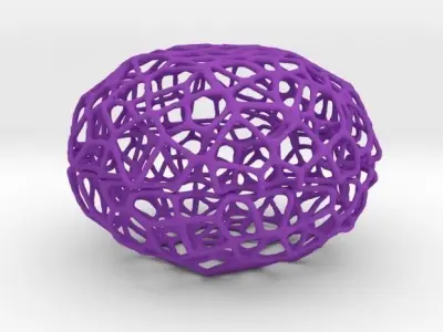 Voronoi Pearl Light Lamp No III 3D print model