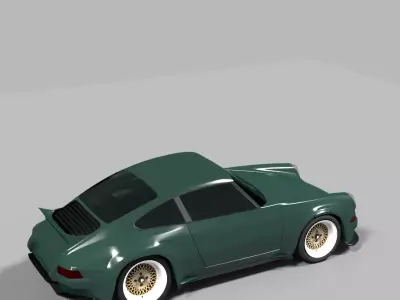 Porsche 911 by Singer 3D model