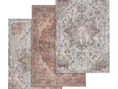 Rug Set 555 3D model