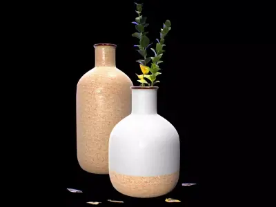Vase Deco  PBR Archviz UE Free low-poly 3D model