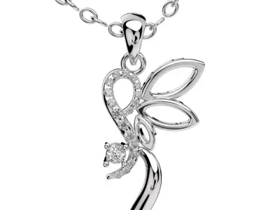 Light Jewelry  Diamond Pendent 3D ShowCase- X008-V1 3D print model