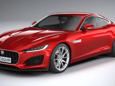 Jaguar F-Type Regular Coupe 2021 3D model