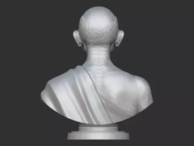 Mahatma Gandhi Bust 3D print model