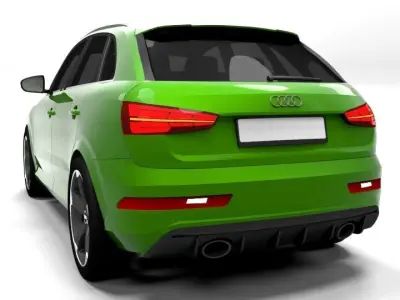 AUDI RSQ3 Low-poly 3D model