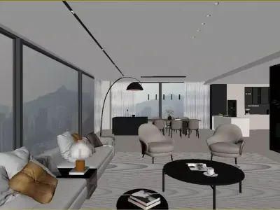 Italian Minimalism 3D model