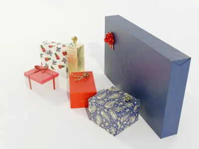 Christmas Gifts 3D model buy