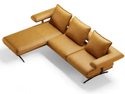 Hoover Sofa Low-poly 3D model