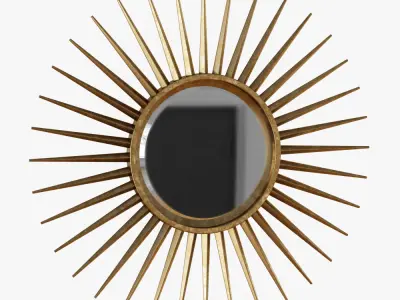 Barclay Butera Starbust Mirror 3D model