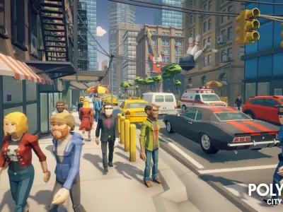 POLYGON - City Pack Low-poly 3D model