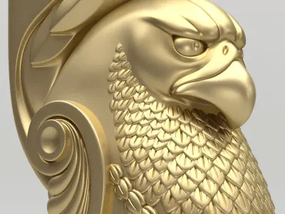 Eagle Baluster 3D model