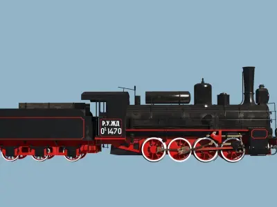 OV Steam Locomotive  3D model