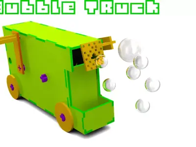 Bubble Truck Free 3D model