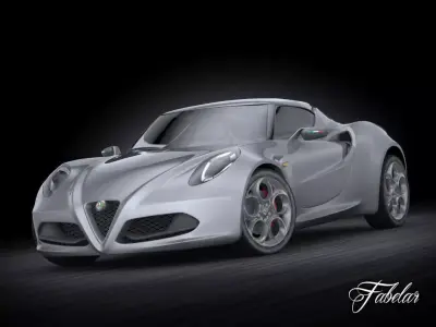 Alfa Romeo 4C 3D model