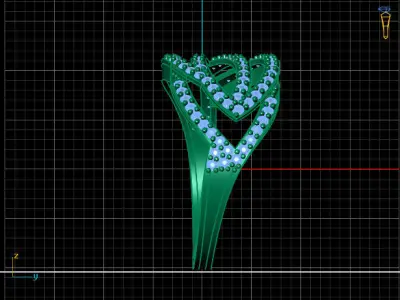 Women Ring 3DM Womens Ring 3d models 3D print model 3D print model 37