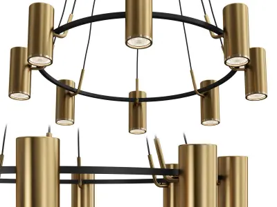 Ring Chandelier 3D model