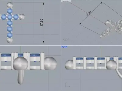 cross 3D print model 4