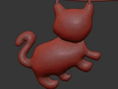 kids cat mouse Free 3D model