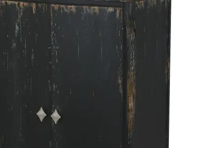 Hooker Furniture Bedroom Sanctuary Armoire En Noir 3D model