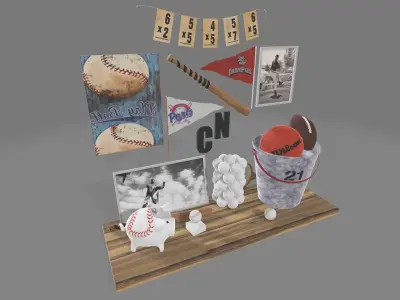 Decor Sport Set Boy 3D model