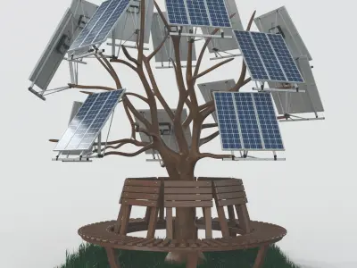 Solar Cell 3D model