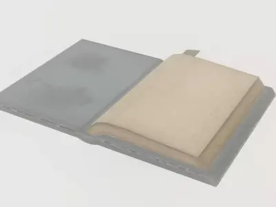 Low-Poly Stylized Book Game Ready Low-poly 3D model