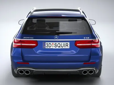 Mercedes E53 AMG Estate 2021 3D model