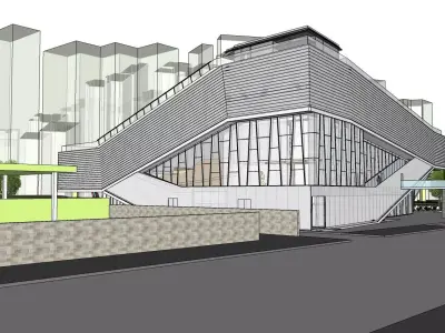 CONTEMPORARY museum 3D model