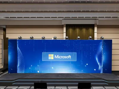 Concert stage design 3D model 3D model