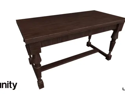 Decorative Table Low-poly 3D model purchase