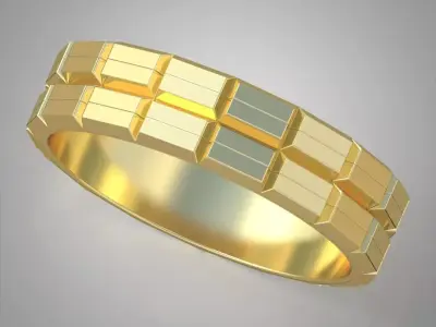 Diamond ring 0556 3D printable model Free 3D print model