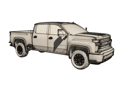 020 Chevrolet Silverado 2500 Hd 3D model