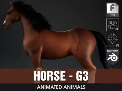 Horse-G3 3D model